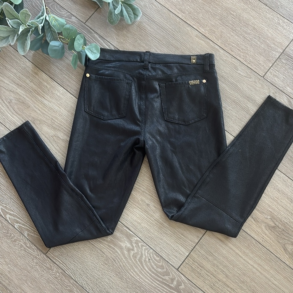 7 For All Mankind Black Skinny Jeans - Picture 4 of 5